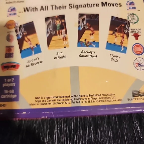 LAKERS VERSUS CELTICS AND NBA PLAYOFFS SEGA GENESIS GAME